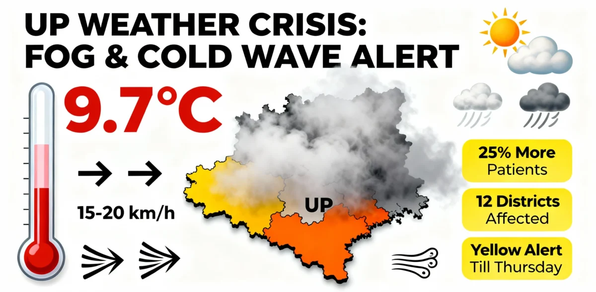 यूपी में कोहरे का येलो अलर्ट