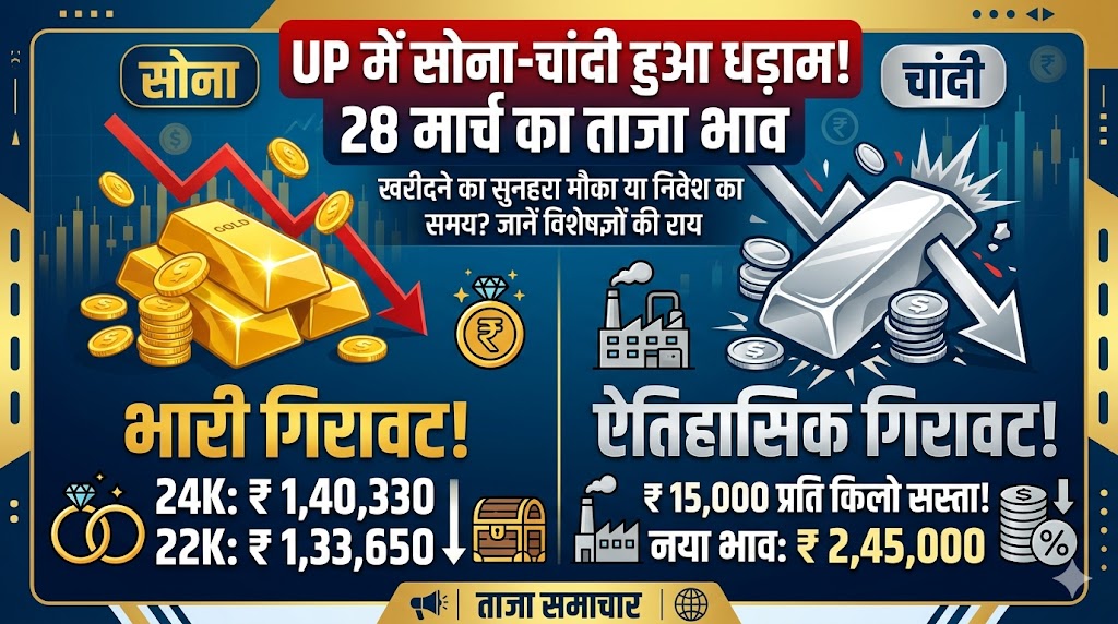 UP Gold Silver Price Today: