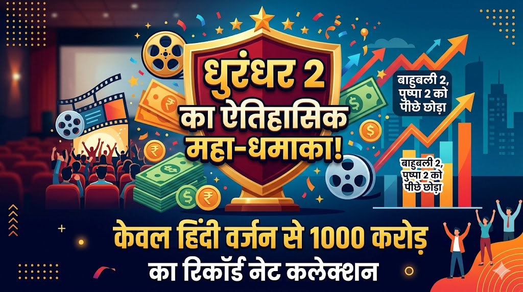 धुरंधर 2 का महा-धमाका: 1000 करोड़ कमाने वाली पहली हिंदी फिल्म बनकर रचा इतिहास, तोड़ा बाहुबली और पुष्पा 2 का घमंड!
