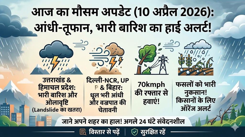 Weather Update 10 April 2026