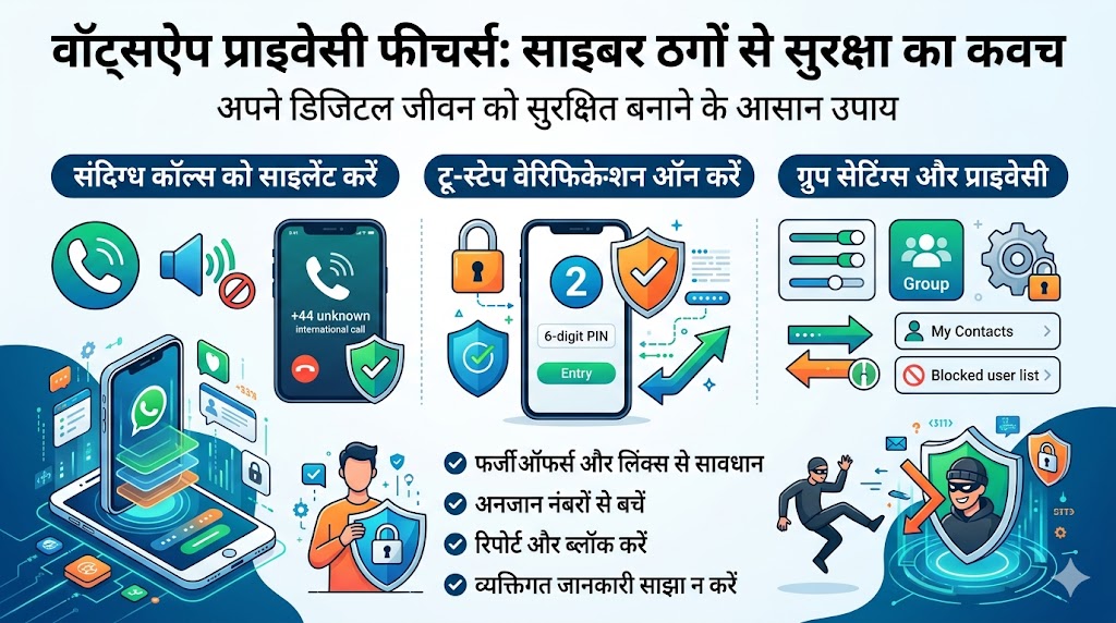 WhatsApp का डिजिटल कवच: साइबर ठगों की खैर नहीं, तुरंत ऑन करें WhatsApp की ये सीक्रेट सेटिंग्स