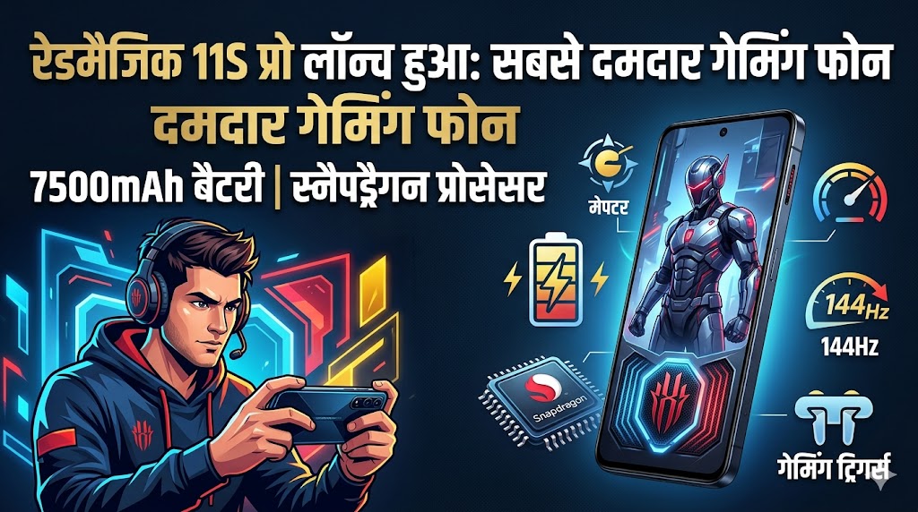 RedMagic 11S Pro Launched: 7500mAh बैटरी और Snapdragon 8 Elite प्रोसेसर वाला सबसे खूंखार गेमिंग फोन हुआ लॉन्च, देखें कीमत