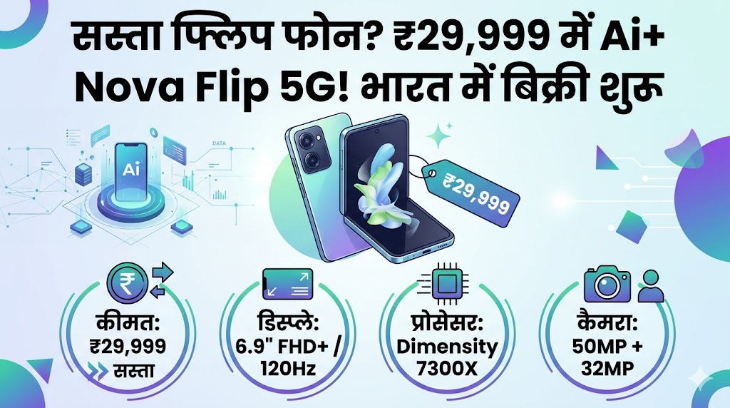 Ai+ Nova Flip 5G