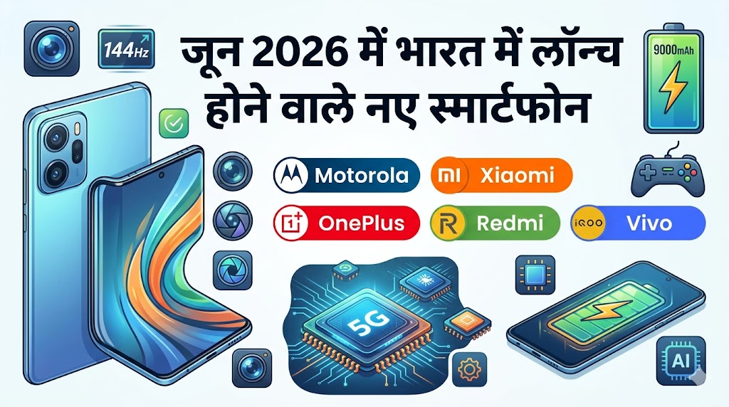 Upcoming Smartphones in June 2026: जून में मचेगा तहलका! लॉन्च होंगे 9000mAh बैटरी और महाबली प्रोसेसर वाले ये 8 धांसू फोन्स, देखें पूरी लिस्ट