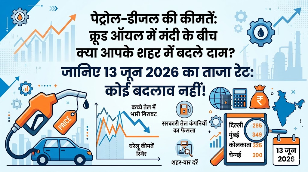 पेट्रोल डीजल की कीमतें: क्रूड ऑयल बाजार में मंदी के बीच क्या आपके शहर में बदले ईंधन के दाम, जानिए शनिवार का लेटेस्ट रेट