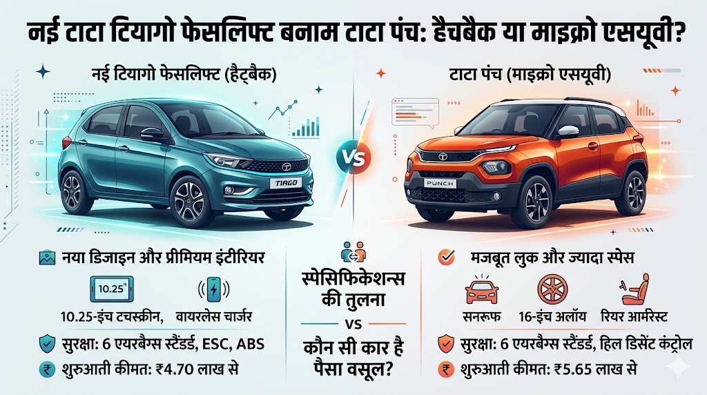 2026 Tata Tiago vs Tata Punch