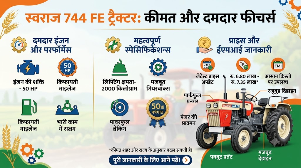Swaraj 744 FE