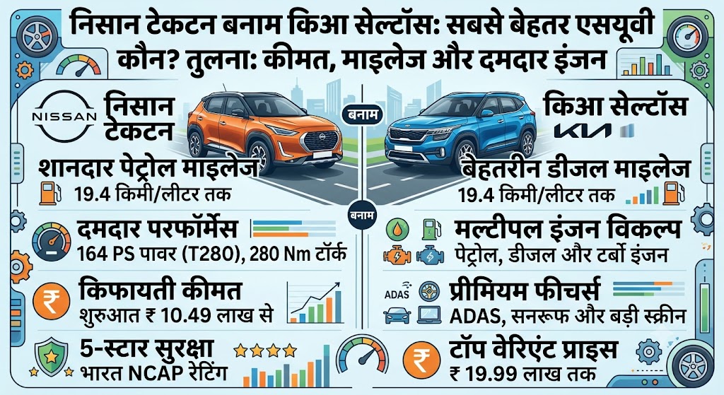 Nissan Tekton vs Kia Seltos