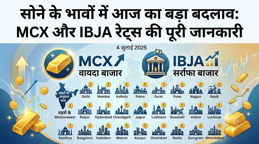 Gold Price Today: सोने के दामों में अचानक आया भयंकर बदलाव! तूफानी तेजी के बाद औंधे मुंह गिरा सोना, देखें अपने शहर का ताजा भाव