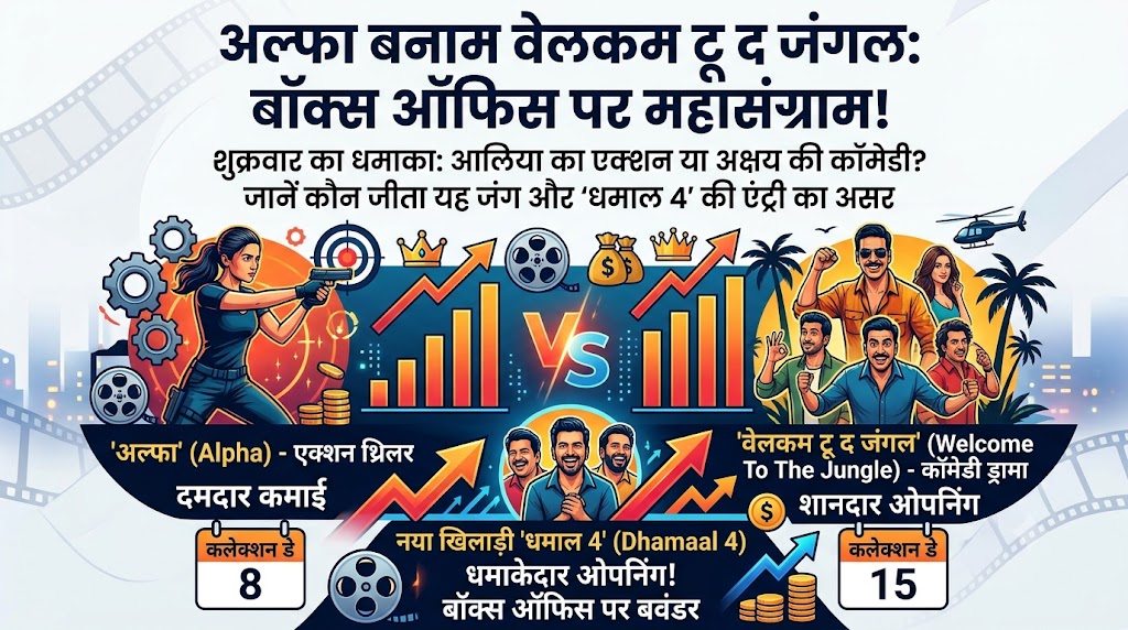 Box Office Report: Alpha ने बिगाड़ा Welcome To The Jungle का खेल, लेकिन Dhamaal 4 की एंट्री से पलटा पूरा पासा
