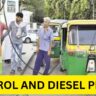 Petrol and Diesel Price