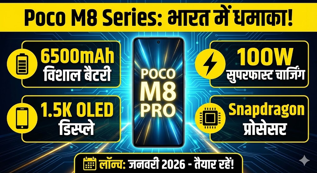 Poco M8 Series India Launch
