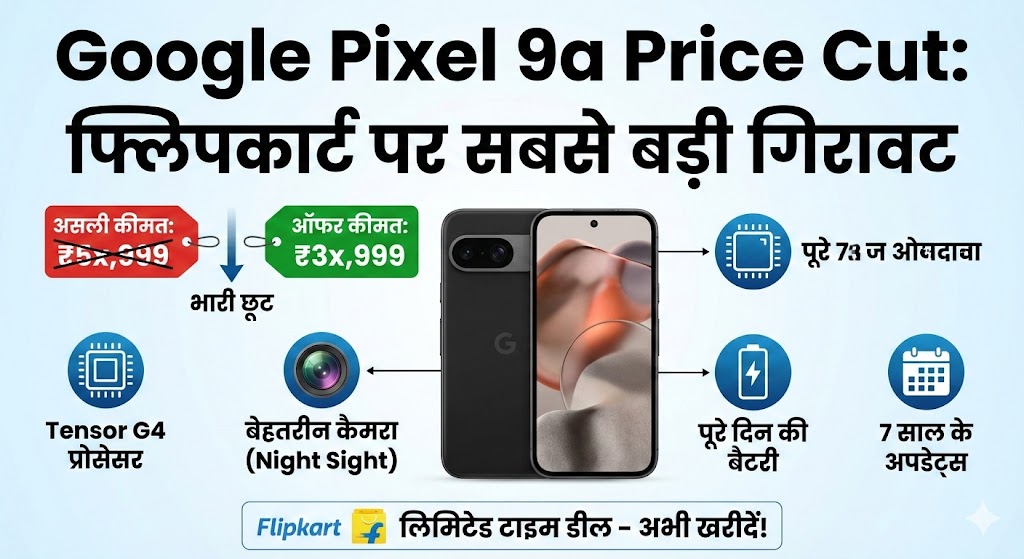 Google Pixel 9a Price Cut on Flipkart