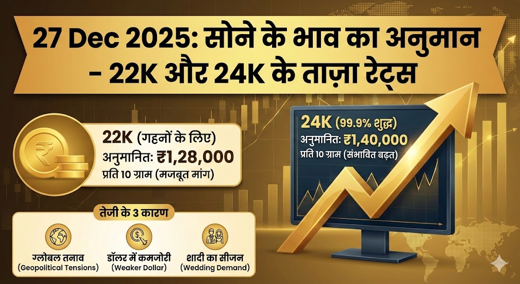 Gold Rate Forecast 27 Dec 2025