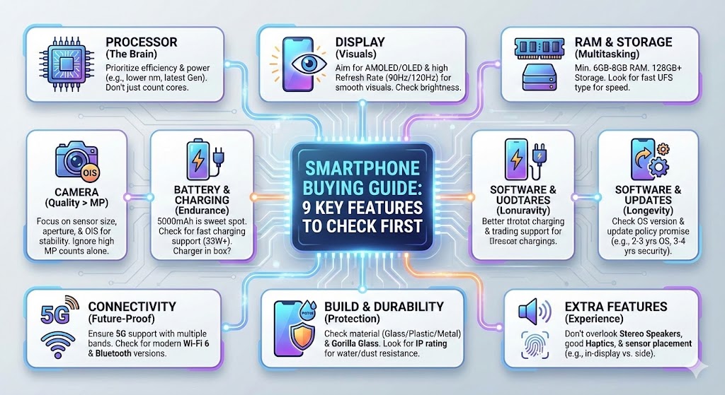 15 हजार का फोन हो या 1 लाख का... जेब ढीली करने से पहले इन 9 फीचर्स पर 'Tick' जरूर लगा लें, साल भर तक स्लो नहीं होगा मोबाइल!
