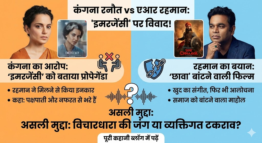 Kangana Ranaut vs AR Rahman: 'Emergency' को बताया Propaganda? एक्ट्रेस ने कहा- आप नफरत से भरे हैं!
