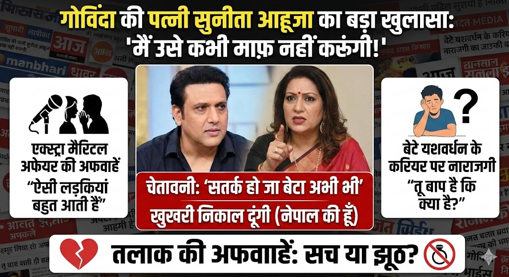 Govinda Wife Sunita Ahuja Warning