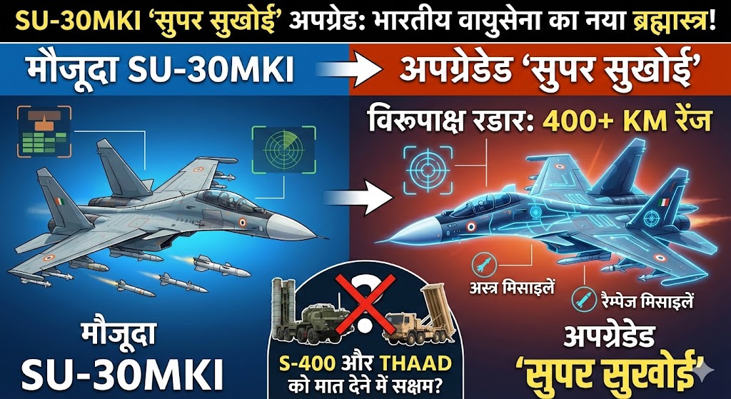 Su-30MKI Upgrade: 'सुपर सुखोई' को मिली हरी झंडी! S-400 और THAAD भी इसके आगे होंगे फेल? जानें इस 'ब्रह्मास्त्र' की ताकत