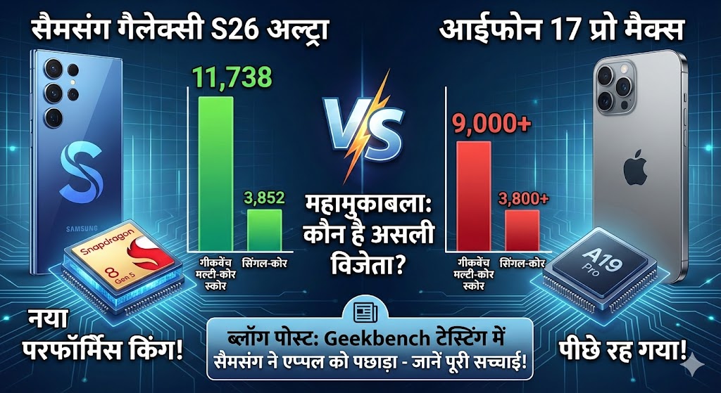 Samsung Galaxy S26 Ultra Vs iPhone 17 Pro Max