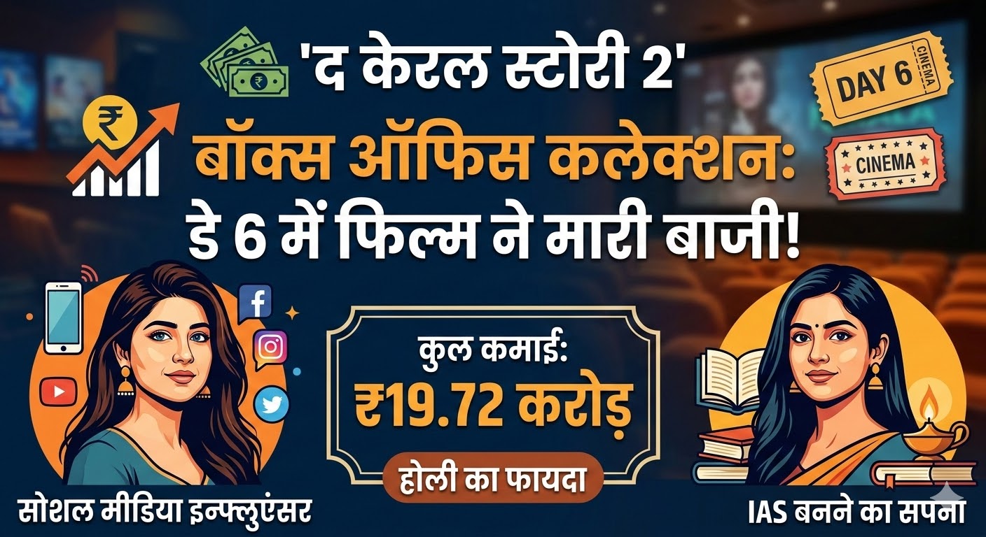 The Kerala Story 2 Box Office Collection Day 6: होली पर फिल्म ने किया धमाका, Aditi Bhatia और Ulka Gupta की फिल्म ने पार किया इतने करोड़ का आंकड़ा!