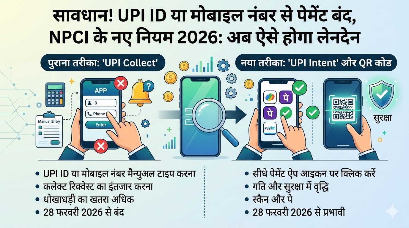 खुशखबरी! UPI ID और मोबाइल नंबर से पेमेंट का झंझट खत्म, NPCI के नए नियम जानकर झूम उठेंगे आप!
