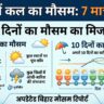 कल का मौसम 7 मार्च 2026: बिहार के इन 15 जिलों में भारी बारिश का अलर्ट, जानें अगले 10 दिनों का हाल!