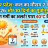कल का मौसम 7 मार्च 2026: उत्तर प्रदेश में भीषण गर्मी का अलर्ट, पारा 40 डिग्री के पार, जानें अगले 10 दिनों का हाल