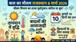 राजस्थान में कल का मौसम कैसा रहेगा? 8 मार्च 2026 का सटीक पूर्वानुमान और अगले 10 दिनों का हाल