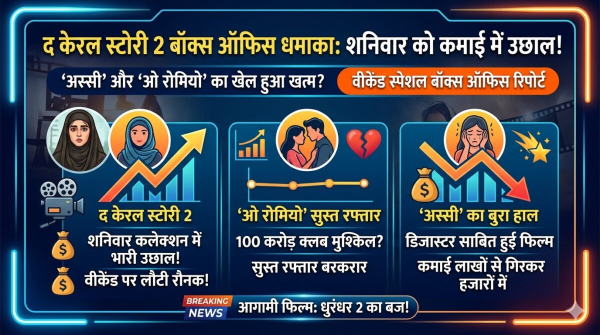 The Kerala Story 2 Box Office Collection: शनिवार को द केरल स्टोरी 2 की कमाई में आया तूफान, 'O Romeo' और 'Assi' का छूटा पसीना!