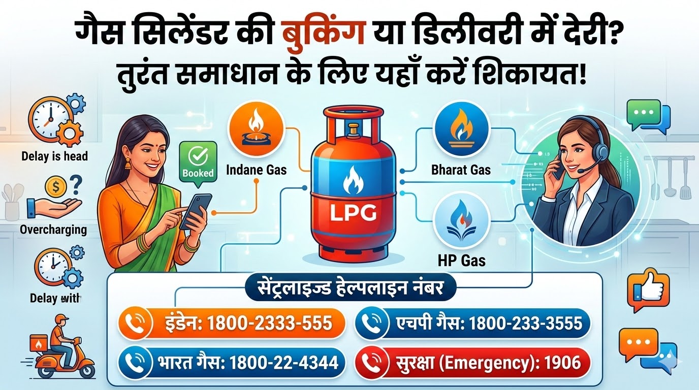 LPG Cylinder Complaint Numbers