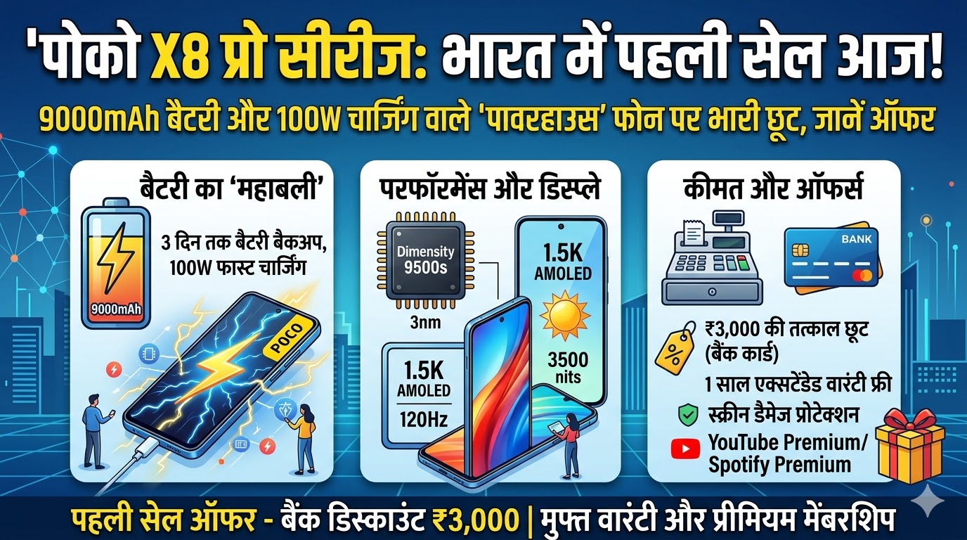 Poco X8 Pro Series Sale Today