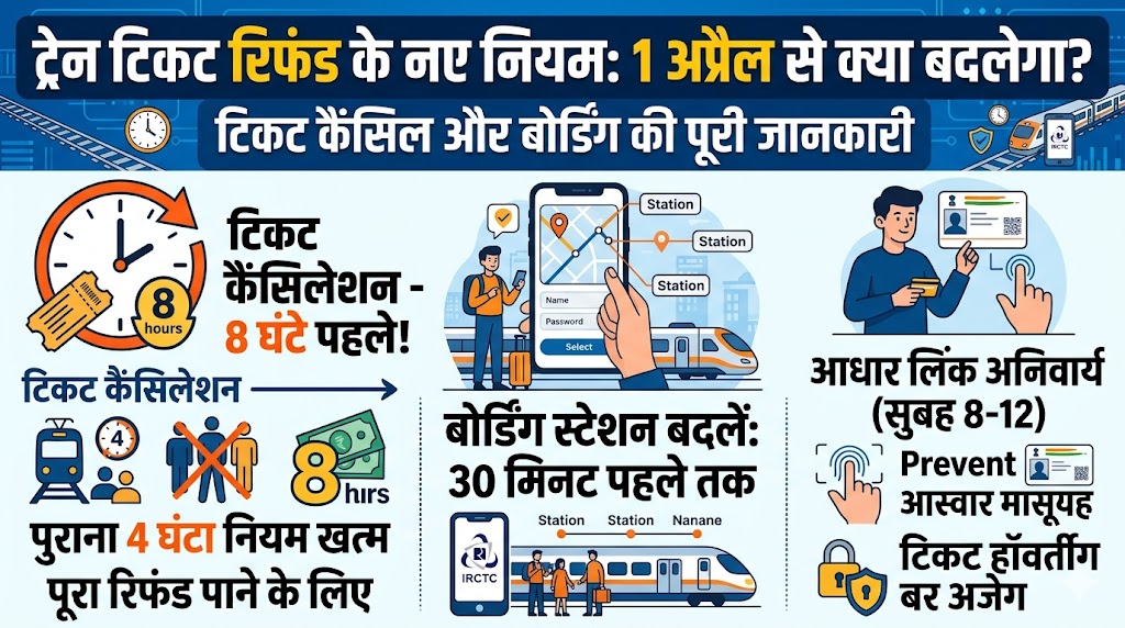 Indian Railways New Refund Rules 2026