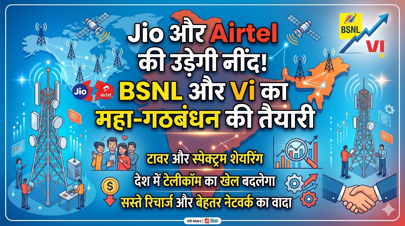 Jio-Airtel की उड़ेगी नींद! BSNL और Vi के बीच महा-गठबंधन, अब सस्ते होंगे रिचार्ज प्लान?