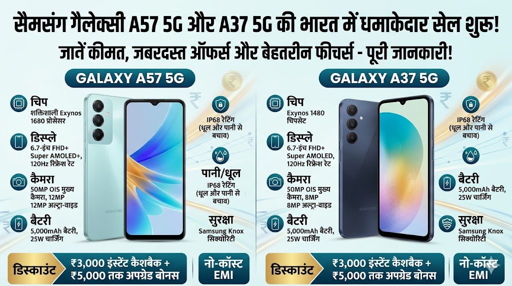 Samsung Galaxy A57 5G & A37 5G