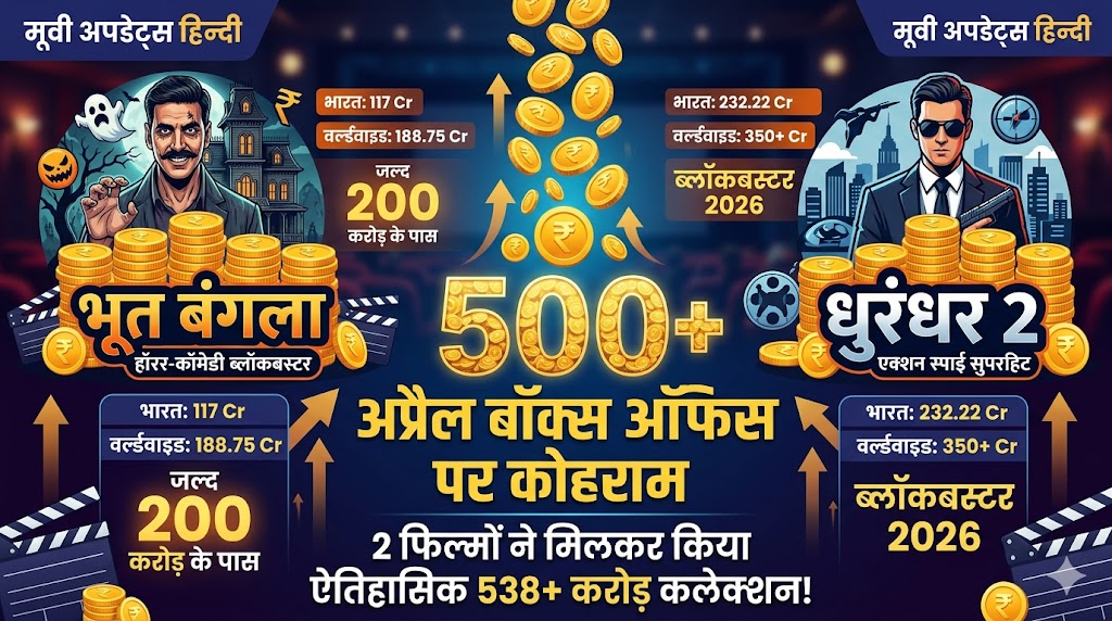 Bhooth Bangla और Dhurandhar 2 का बॉक्स ऑफिस पर कोहराम: मात्र 2 फिल्मों ने पार किया 500 करोड़ का आंकड़ा!