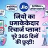 Jio 365 Days Validity Plan: मई 2027 तक रिचार्ज से आजादी! जियो के इस सस्ते प्लान में रोज 2.5GB डेटा और Netflix फ्री