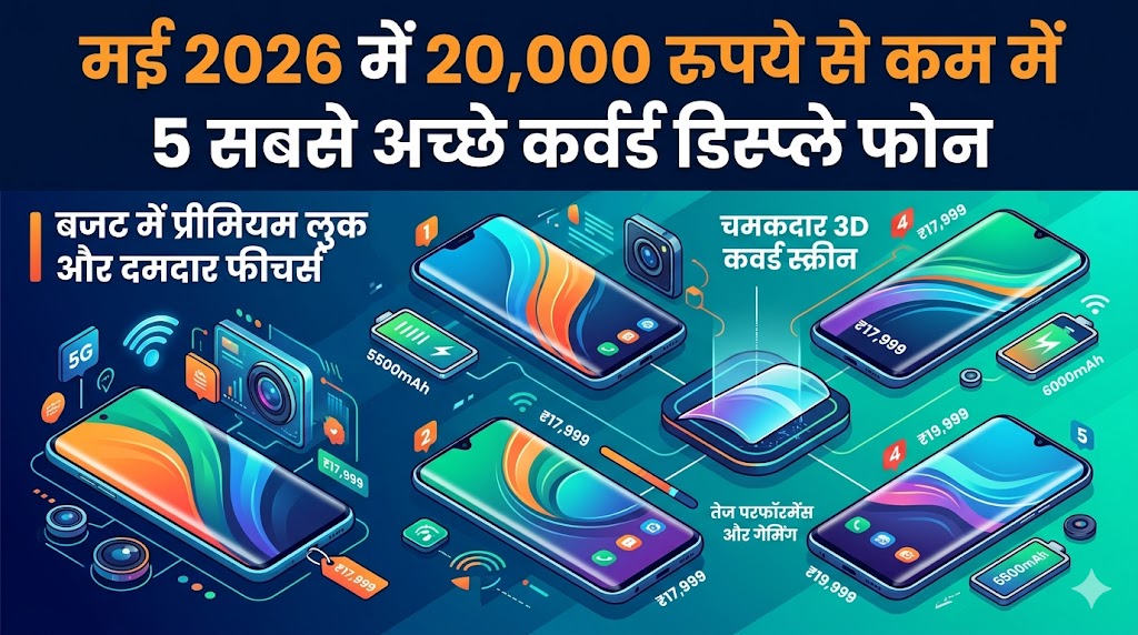 धमाकेदार सेल! 20,000 से कम में खरीदें ये 5 बेस्ट कर्व्ड डिस्प्ले वाले स्मार्टफोन, फीचर्स देखकर उड़ जाएंगे होश!