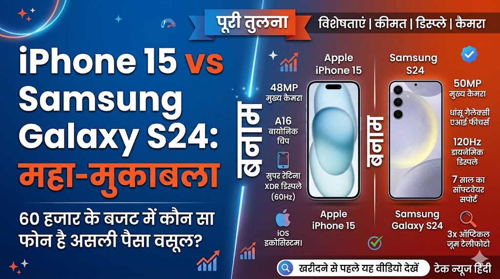 iPhone 15 vs Samsung Galaxy S24
