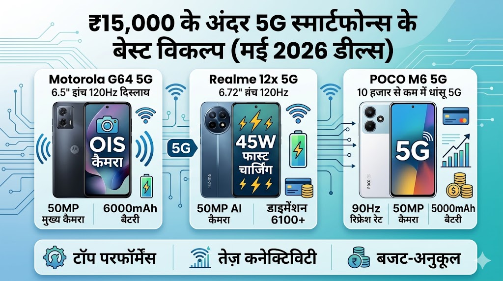 Best 5G Smartphones Under 15000