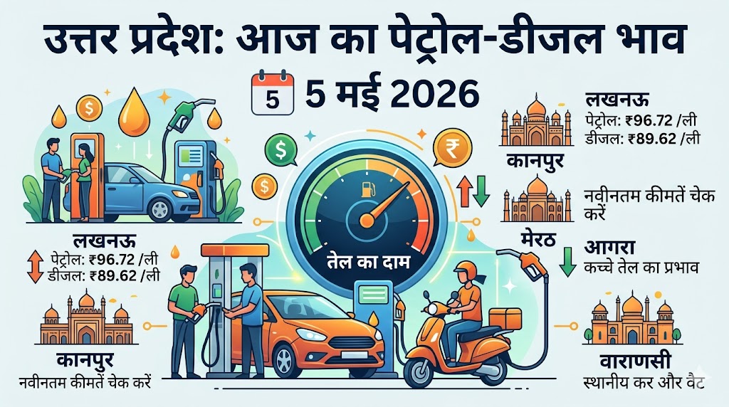 UP Petrol Diesel Price Today