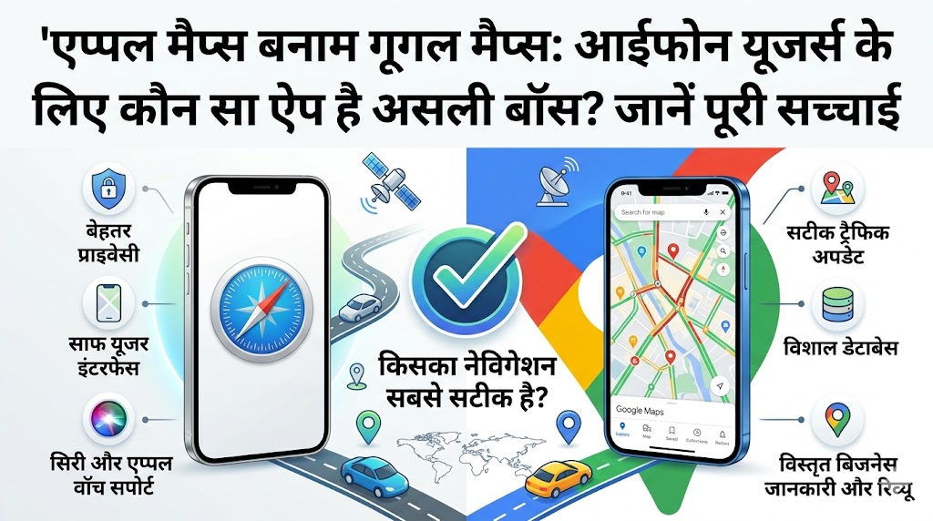 Apple Maps vs Google Maps