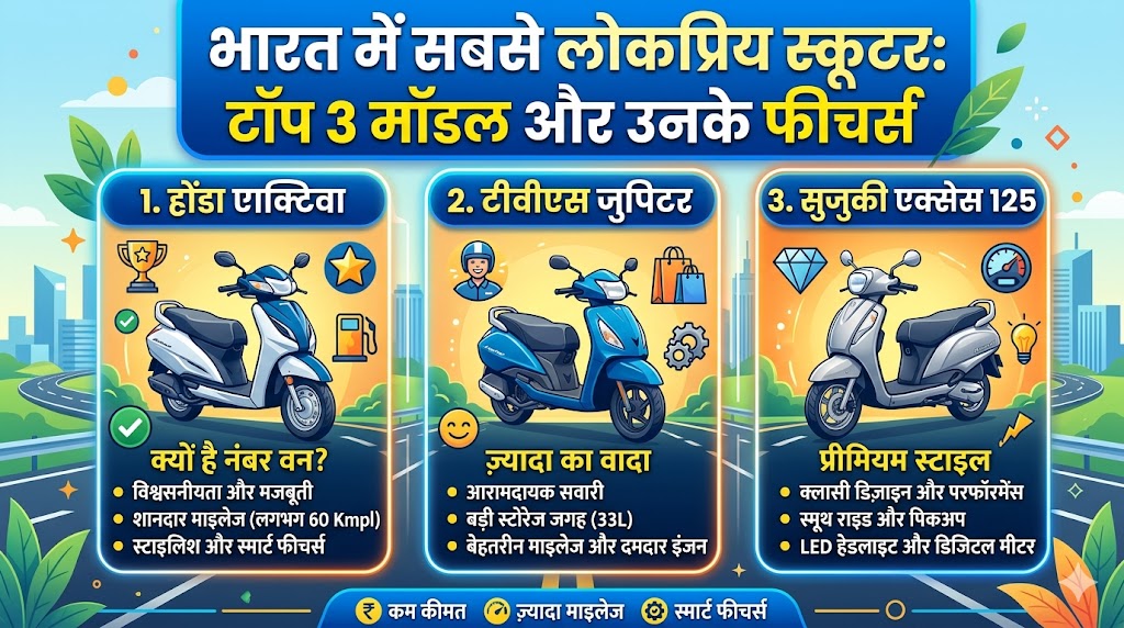 बेस्ट माइलेज स्कूटर्स: मोटरसाइकिल भूल लोग खरीद रहे ये 3 धांसू स्कूटर, एक्टिवा और जुपिटर की बंपर बिक्री से मची खलबली, देखें कीमत-फीचर्स