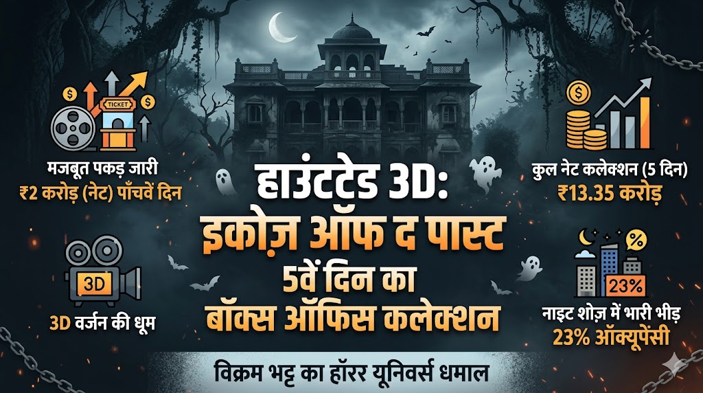 Haunted 3D Echoes of the Past Box Office Collection Day 5: पांचवें दिन विक्रम भट्ट की फिल्म ने उड़ाए होश