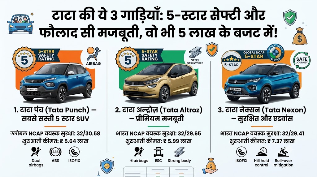 Tata 5 Star Safety Cars