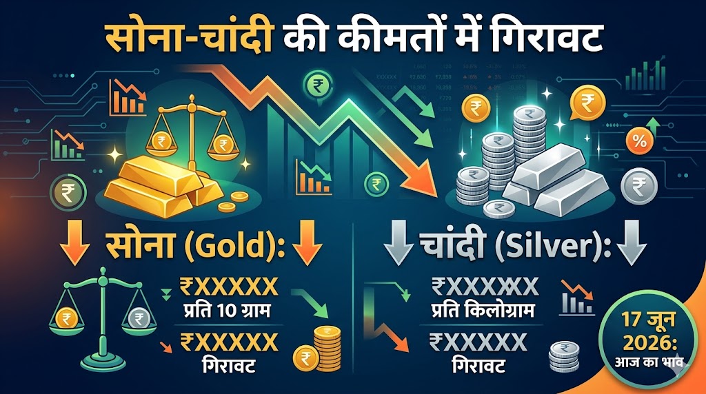 Gold Silver Price Drop: सोना-चांदी खरीदने का महा मौका, कीमतों में आई भारी गिरावट, जानें आज का नया भाव