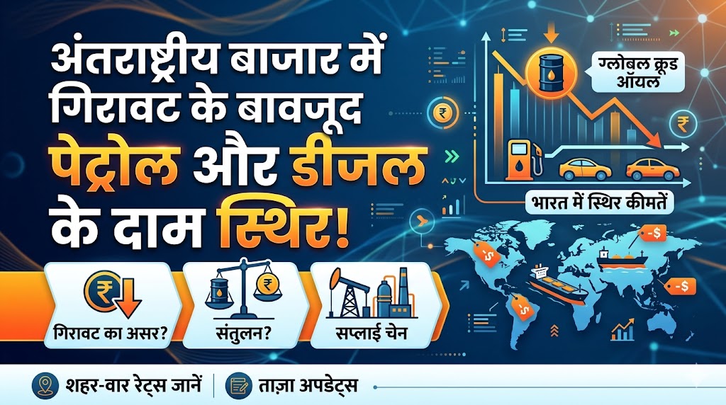 Petrol Diesel Price Today 17 June 2026: $80 के नीचे गिरा कच्चा तेल, फिर भी भारत में क्यों नहीं घटे पेट्रोल-डीजल के दाम? देखें अपने शहर का रेट