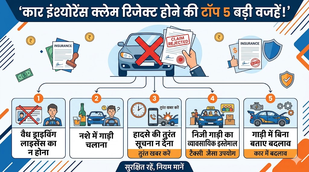 सावधान: गाड़ी का एक्सीडेंट होने पर भी नहीं मिलेगा कार इंश्योरेंस का एक भी रुपया, अगर आपने कर दी ये 5 छोटी गलतियां