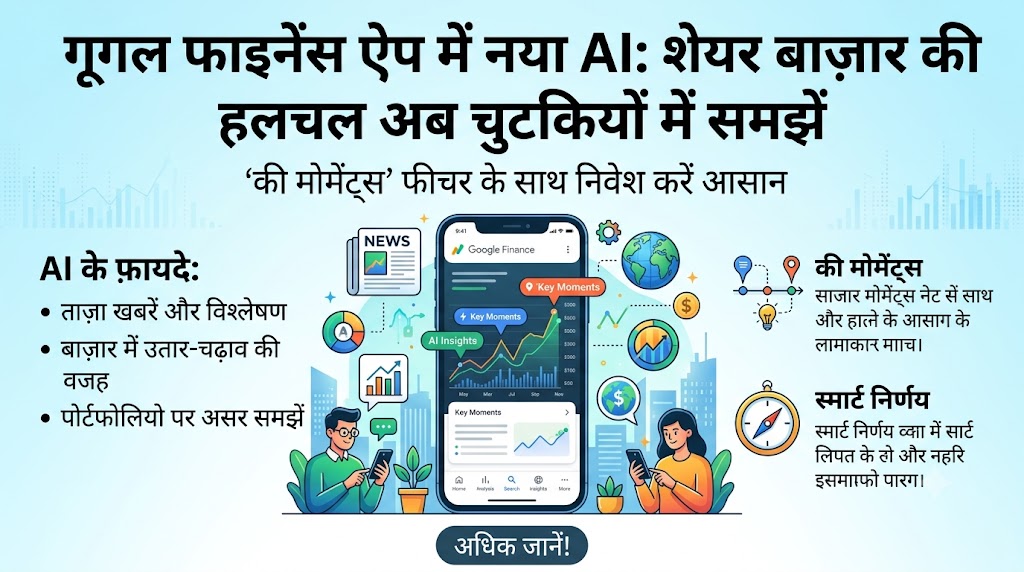 Google Finance App: AI से जानें शेयर बाजार में मुनाफे का राज, अब एक्सपर्ट्स की छुट्टी