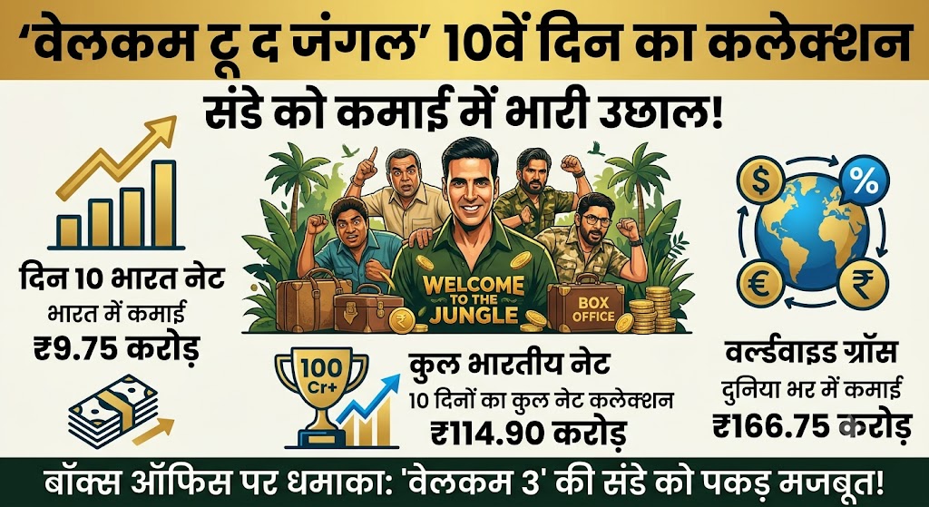 Welcome To The Jungle Box Office Collection Day 10