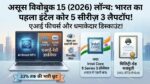Asus Vivobook 15 (2026) Launch: भारत का पहला Intel Core 5 Series 3 लैपटॉप हुआ लॉन्च, भयंकर डिस्काउंट में खरीदने का मौका